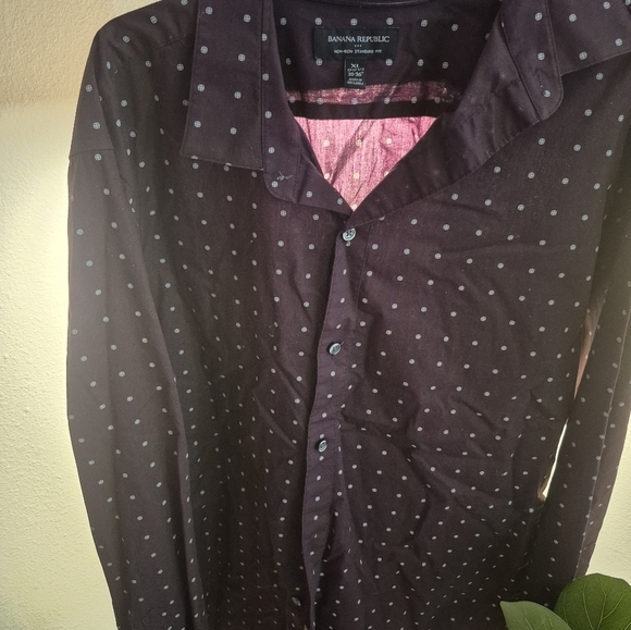 Banana Republic Other - Banana Republic Purple Casual Button Down Shirt